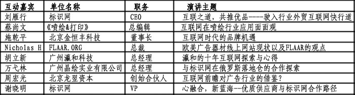 逆袭2014 --广告器材行业互联网思维高端研讨会