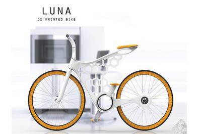 按需制造的Luna3D打印自行车