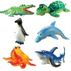 供应2638哥士尼 海洋动物玩具 软胶模型海豚