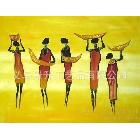 非洲民族文化油画，简约质朴，家居酒店装饰，厂家直销！HT1178