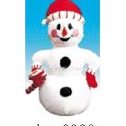 厂家直销|插腰雪人|红脸雪娃娃|冬天里的小雪人|节庆圣诞